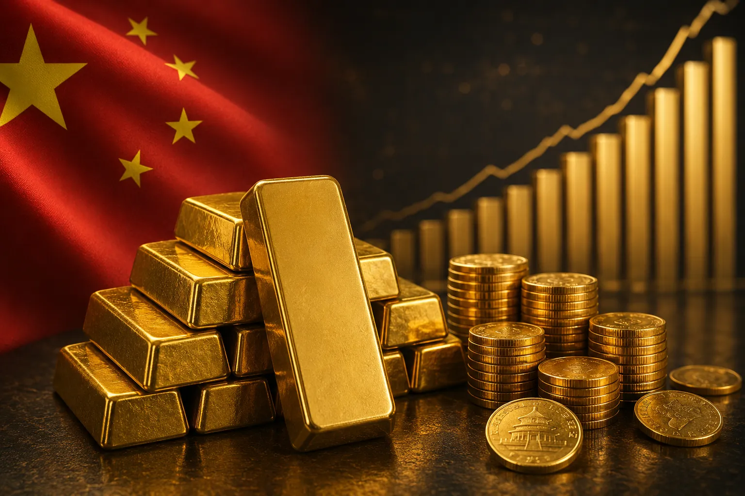 افزایش ذخایر طلای چین در سال 2026