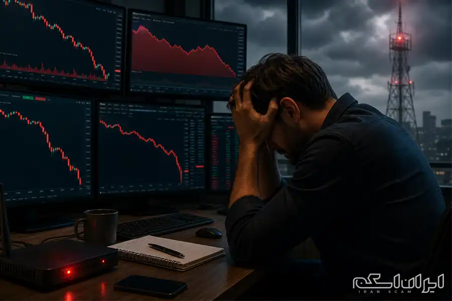 مشکلات ناشی از ناپایداری اینترنت بر تریدرها- ایران اسکم